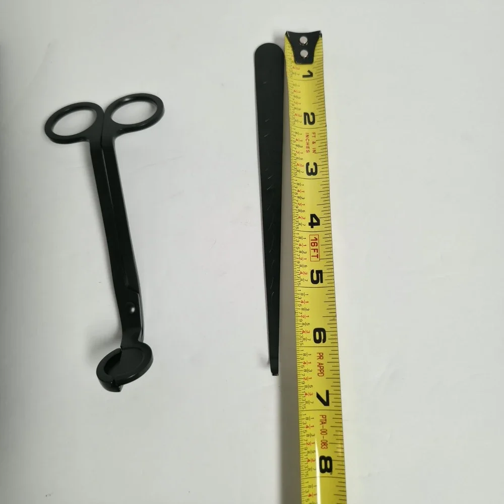 3pc Matte Black Candle Care Kit Trimmer Snuffer Wick Dipper Accessory Set New